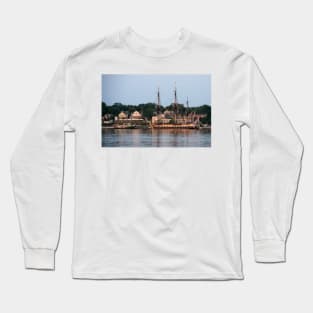 French Frigate Hermione and Schooner Alliance Long Sleeve T-Shirt